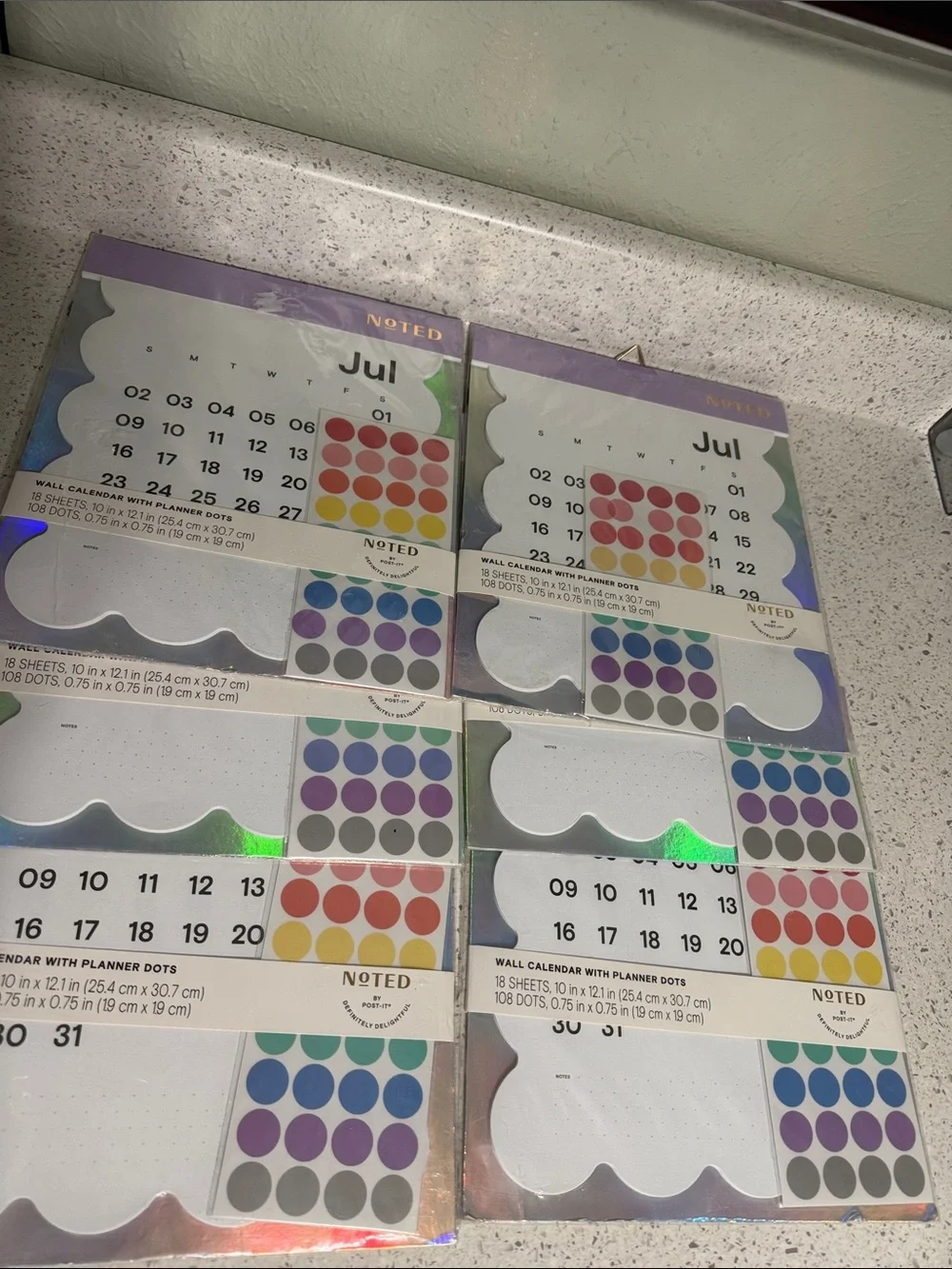 6 Noted 2021 Calendar & Planner Dotsw